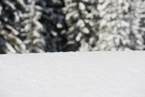 Fundo de neve — Fotografia de Stock