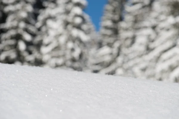 Snö bakgrunden — Stockfoto