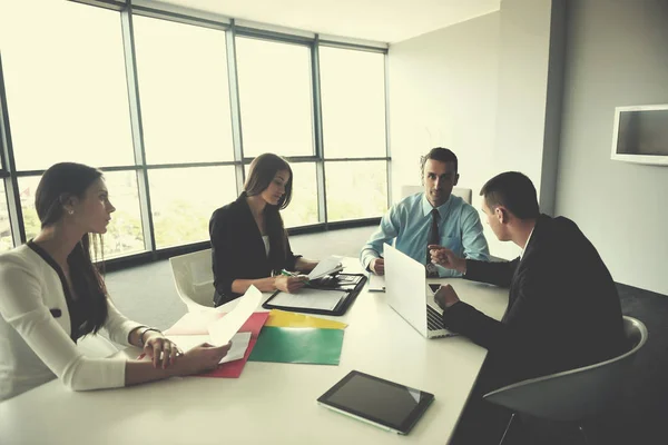 Group Happy Young Business People Meeting Office — Stock Photo, Image
