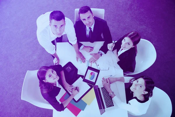 Group Happy Young Business People Meeting Office — Stock Photo, Image