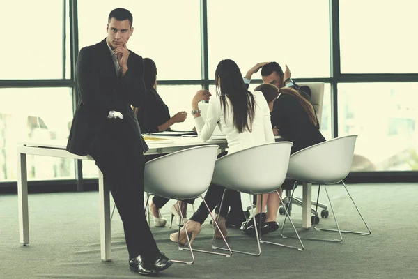 Group Happy Young Business People Meeting Office — Stock Photo, Image