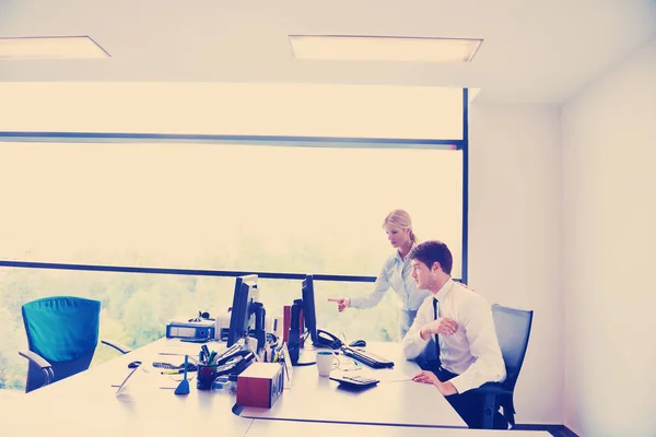 Group Happy Young Business People Meeting Office — Stock Photo, Image