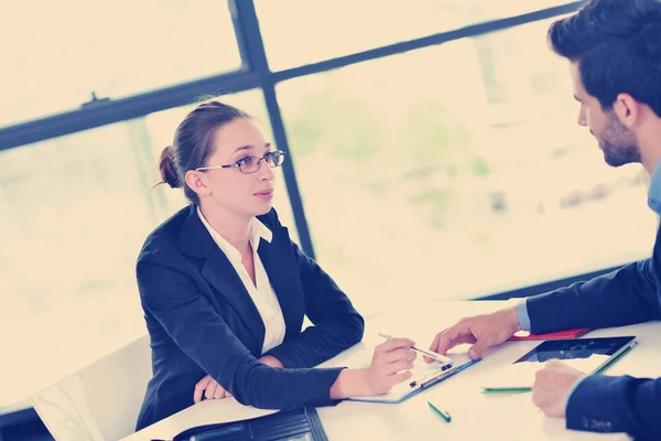 Group Happy Young Business People Meeting Office — Stock Photo, Image