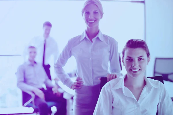 Geschäftsleute Teamgruppe Auf Einem Meeting Haben Erfolg Und Machen Geschäft — Stockfoto