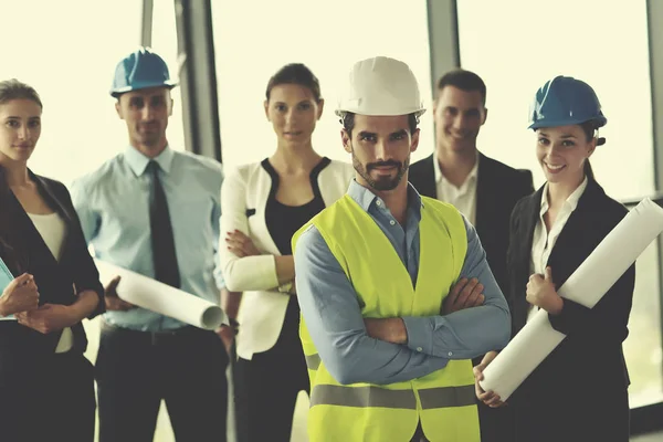 Groupe Gens Affaires Sur Réunion Présentation Dans Bureau Moderne Lumineux — Photo