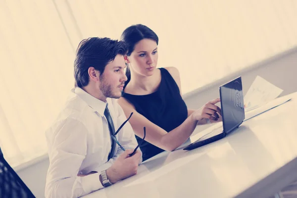 Group Happy Young Business People Meeting Office — Stock Photo, Image