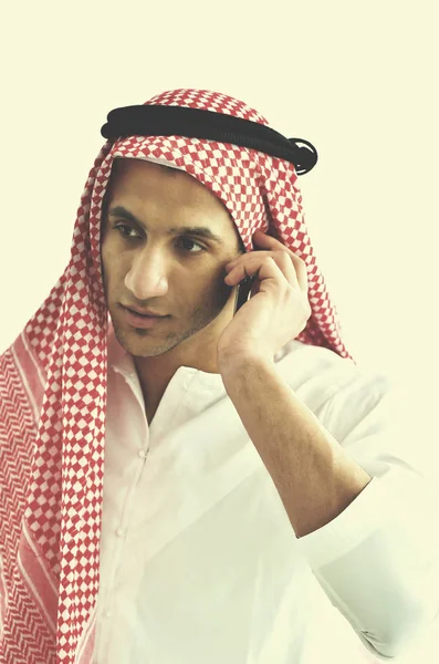 Arab business man at bright office — Stock Photo, Image