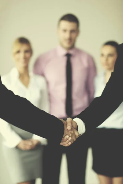 Business People Team Meeting Light Modern Office Environment Stock Image