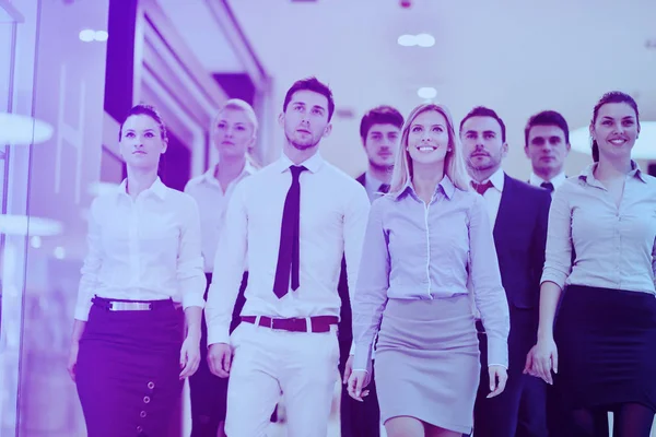 Retrato Del Grupo Del Equipo Gente Negocios Oficina Brillante Moderna —  Fotos de Stock