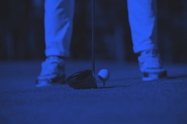 golf oyuncu atış isabet