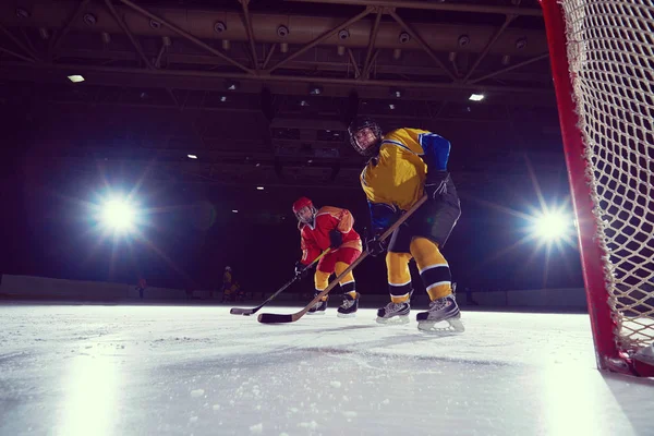 Jugadores Hockey Sobre Hielo Acción Concpet Compteción Negocios Chicas Adolescentes — Foto de Stock