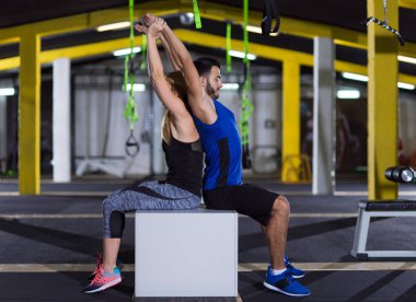 Kollarını çalışma sporcular