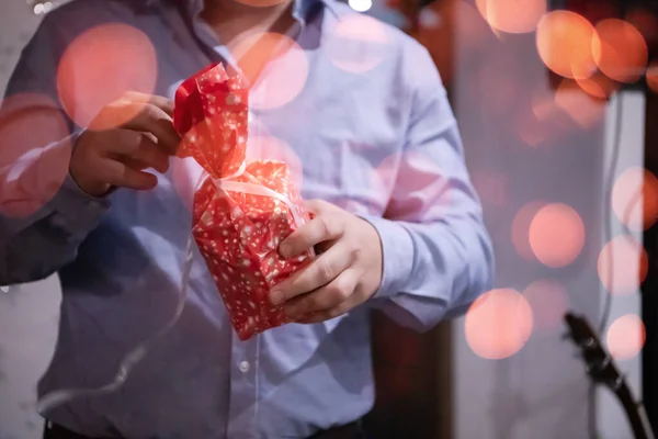 Yeni yıl ve Noel ofis partisi kapanıyor. — Stok fotoğraf