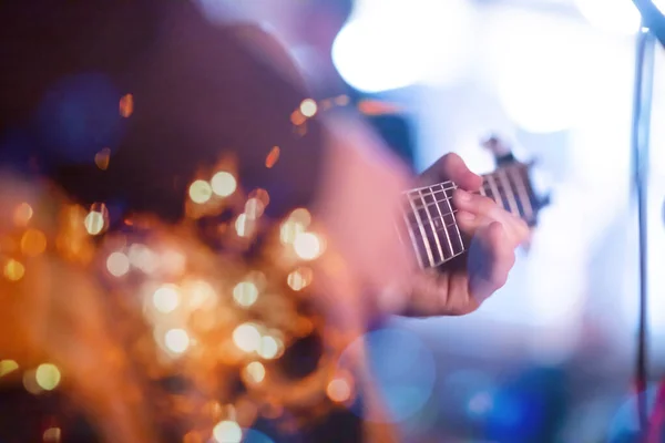 Ano novo e festa de escritório de Natal fechar — Fotografia de Stock