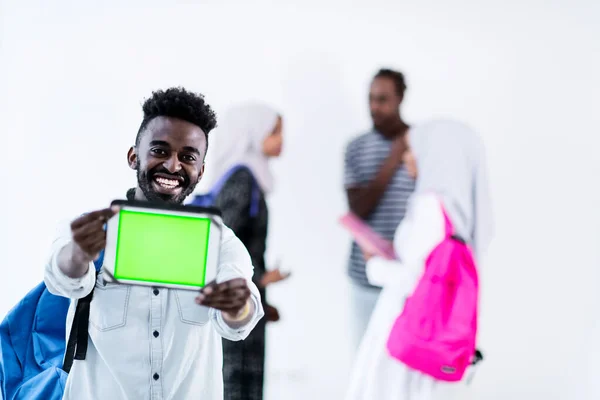 Mladý africký student — Stock fotografie