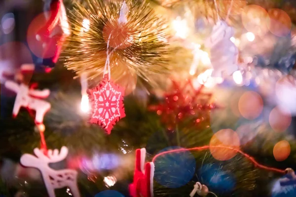 New year and christmas office party close up — Stock Photo, Image