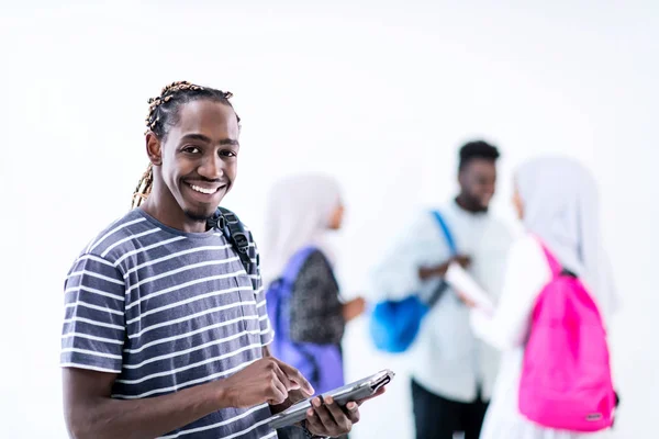 Mladý africký student — Stock fotografie