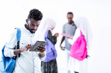 Genç Afrika öğrenci