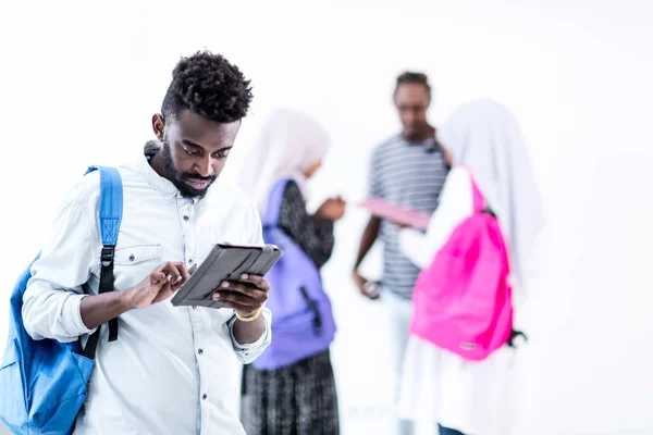 Jonge Afrikaanse student — Stockfoto