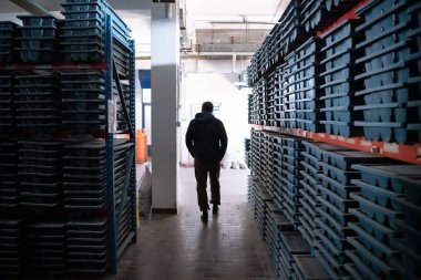 Altın çekirdek sondaj örnekleri depolama