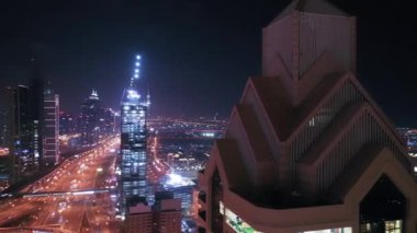 Dubai şehrinin hava manzarası. 
