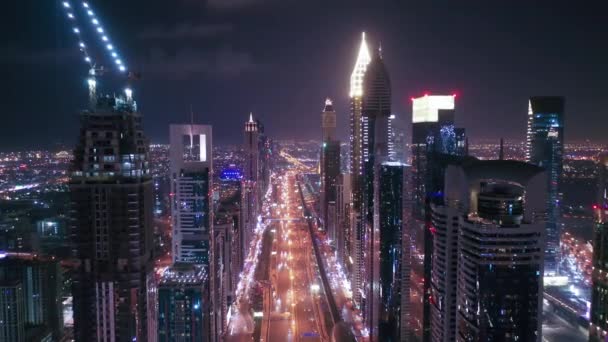 Vista Aérea Ciudad Dubai — Vídeos de Stock