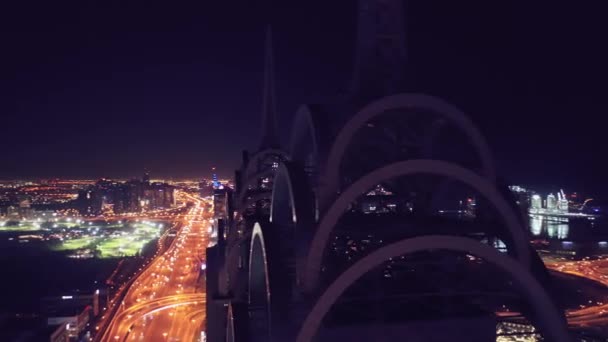 Légi Kilátás Dubai Város — Stock videók