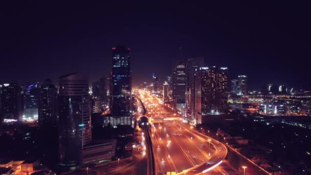 Vista Aerea Della Città Dubai — Video Stock