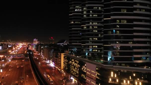 Letecký Pohled Město Dubai — Stock video