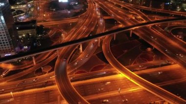 Dubai şehrinin hava manzarası. 