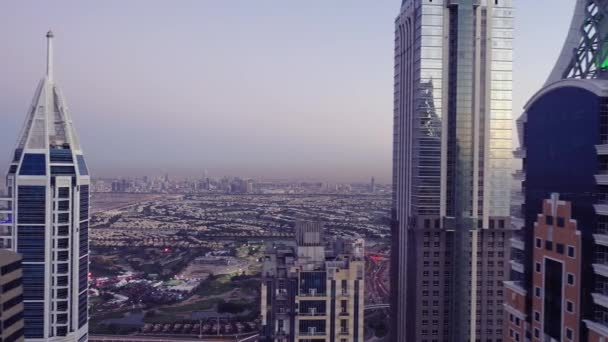 Widok Lotu Ptaka Dubaj — Wideo stockowe