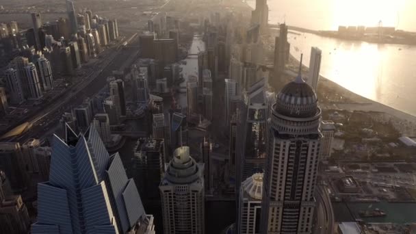 Vedere Aeriană Orașului Dubai — Videoclip de stoc