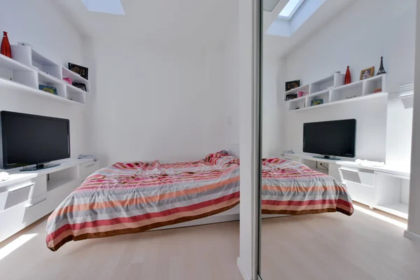 Luxus Interior Design Modernen Schlafzimmer Stilvolles Schlafzimmer Für Modernen Lebensstil — Stockfoto