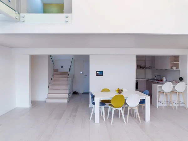 Interior Dari Sebuah Mewah Gaya Ruang Terbuka Modern Desain Dua — Stok Foto