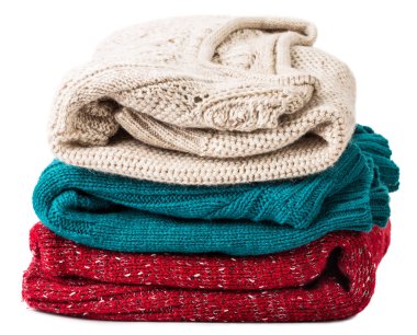 Sıcak kazak yığını 