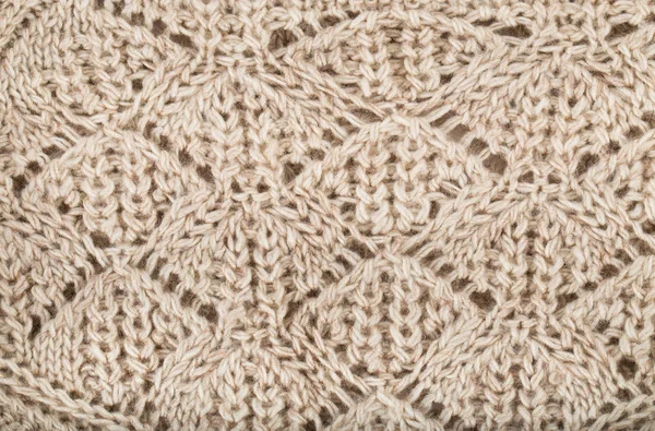 Lã tricô textura fundo — Fotografia de Stock