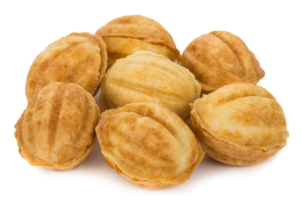 Kekse "Nüsse" mit Kondensmilch — Stockfoto