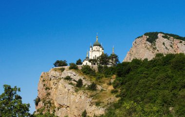 The Church of Christs Resurrection in Crimea clipart