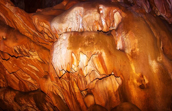 Orange cave texture — Stock Photo, Image