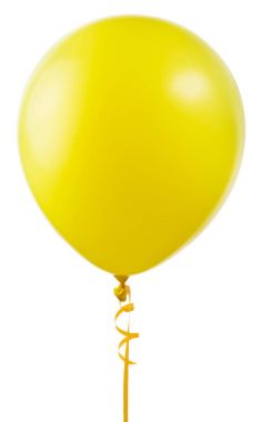 Sarı balon uçan