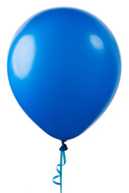 uçan mavi balon