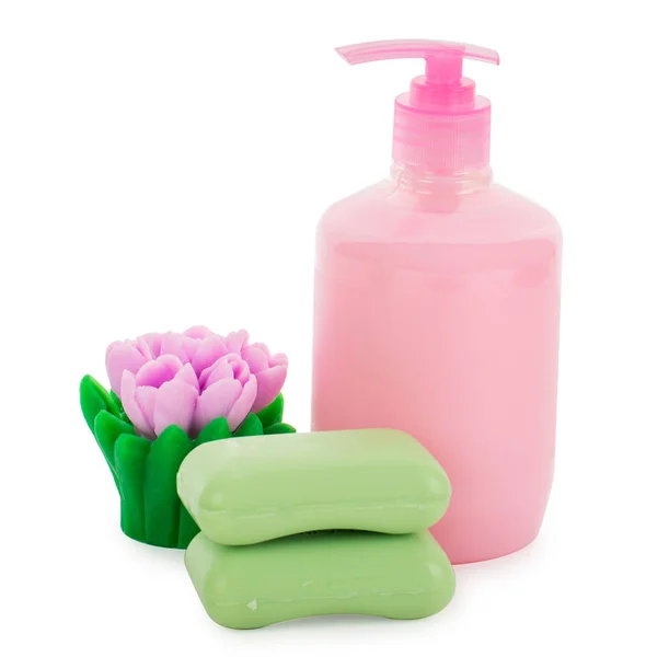 Soap liquid and toilet — Stock Photo © Alekcey 1817295