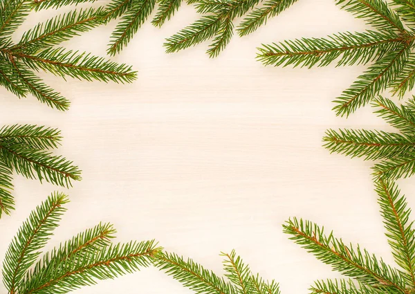 Christmas background with fir tree branches — Stock Photo, Image