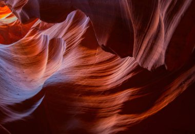 Arizona, Page yakınlarındaki ünlü Antilop Kanyonu