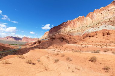 Utah, ABD 'deki Capitol Resif Ulusal Parkı