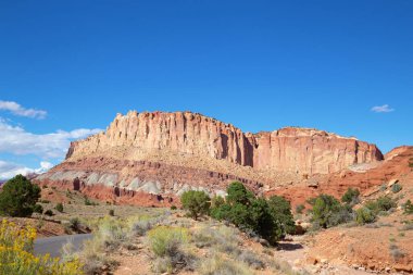 Utah, ABD 'deki Capitol Resif Ulusal Parkı