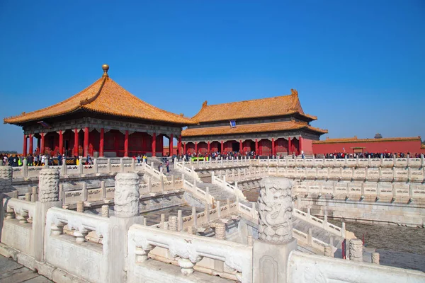 Peking Čína Října 2017 Zakázané Město Čínský Císařský Palác Dynastie — Stock fotografie