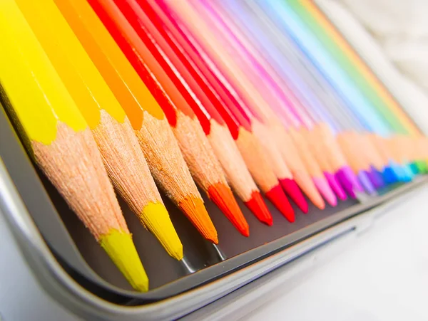 Renkli Kalemlerin Koleksiyonu — Stok fotoğraf