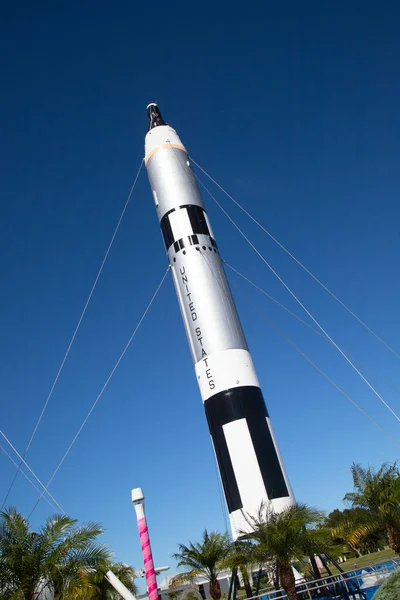Kennedy Space Center Florida Usa April 2016 Ausstellung Rocket Garden — Stockfoto