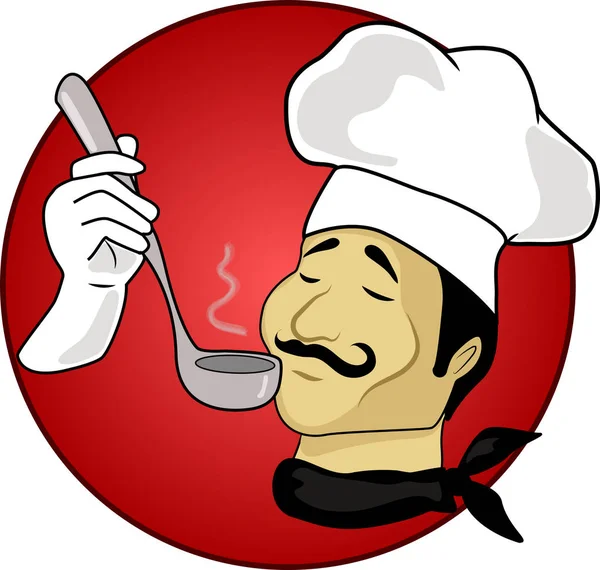 Główny kucharz logo — Zdjęcie stockowe